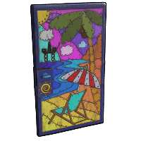 Riveted Summer Door