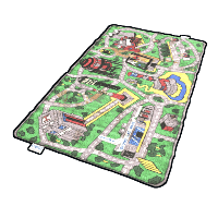Rust Island Car Rug
