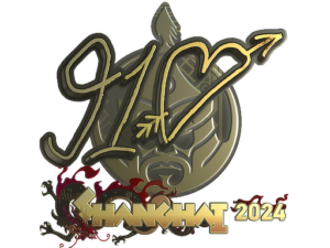 Sticker | 910 (Gold) | Shanghai 2024