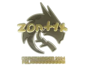 Sticker | zont1x (Gold) | Copenhagen 2024