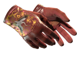 ★ Driver Gloves | Brocade Crane (Well-Worn)
