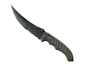 ★ StatTrak™ Flip Knife | Damascus Steel (Battle-Scarred)