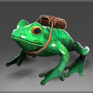 Auspicious Skip the Delivery Frog