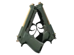 Souvenir Dual Berettas | Contractor (Well-Worn)