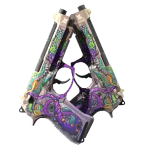 StatTrak™ Dual Berettas | Flora Carnivora (Minimal Wear)