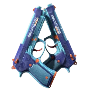 StatTrak™ Dual Berettas | Hydro Strike (Factory New)