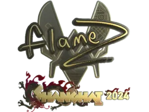 Sticker | FlameZ (Gold) | Shanghai 2024