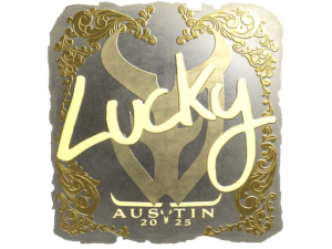 Sticker | Lucky (Gold) | Austin 2025