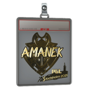 Sticker Slab | AMANEK (Gold) | Stockholm 2021