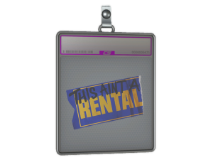 Sticker Slab | Ain’t A Rental (Foil)