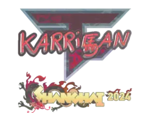 Sticker | karrigan (Holo) | Shanghai 2024