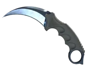 ★ StatTrak™ Karambit | Blue Steel (Well-Worn)