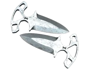 ★ StatTrak™ Shadow Daggers | Damascus Steel (Well-Worn)