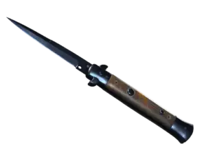 ★ StatTrak™ Stiletto Knife | Blue Steel (Battle-Scarred)