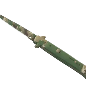 ★ StatTrak™ Stiletto Knife | Forest DDPAT (Well-Worn)