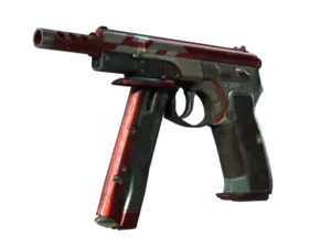 CZ75-Auto | Red Astor (Battle-Scarred)