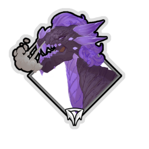 Gold Crownfall Sticker – Zaug’s Mother
