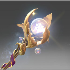 Inscribed Golden Ice Blossom
