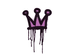 Sealed Graffiti | Little Crown (Bazooka Pink)