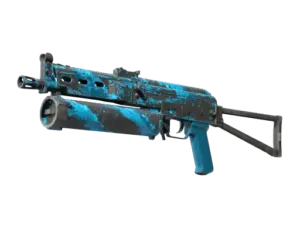 StatTrak™ PP-Bizon | Blue Streak (Well-Worn)