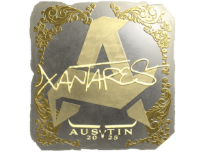 Sticker | XANTARES (Gold) | Austin 2025