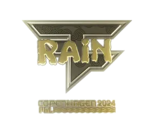 Sticker | rain (Gold) | Copenhagen 2024