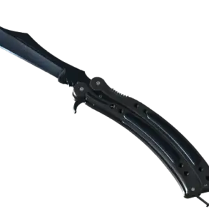 ★ StatTrak™ Butterfly Knife | Blue Steel (Field-Tested)